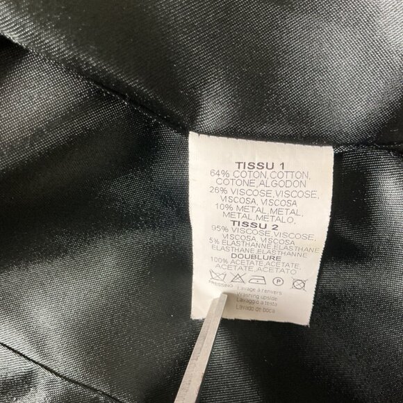 Aventures Des Toiles Purple Double Breasted Metallic Jacket Blazer EU 44 US M - Picture 8 of 9